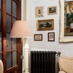 An exquisite restoration with antiques