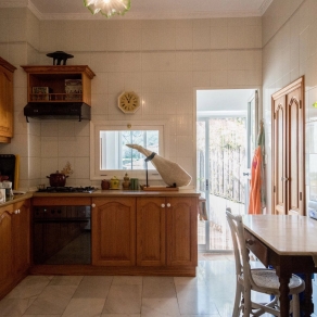 An exquisite restoration with antiques