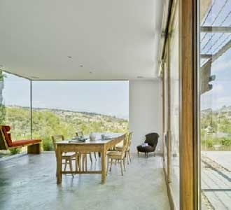 Diseño sostenible del hogar y arquitectura totalmente orgánica